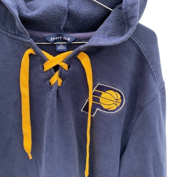 Vintage Indiana Hoosiers Hoodie Sweatshirt Lace Up Neck Women’s Size Medium - Picture 2 of 4